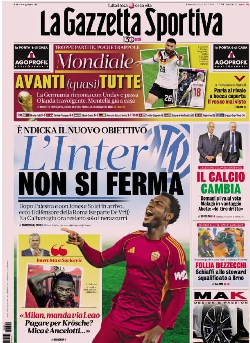 Dopo Palestra, anche Ndicka! Gazzetta: "L'Inter non si ferma"