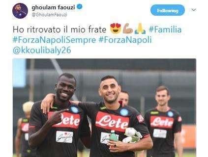 FOTO - Koulibaly risponde in napoletano a Ghoulam: "Fratm è turnat!"