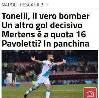 FOTO - Sportmediaset esalta Tonelli: "Altro gol decisivo, è il vero bomber!"