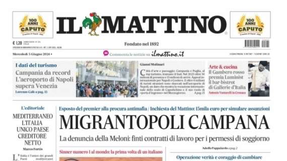 Il Mattino: “Conte pronto, cena con De Laurentiis e firma imminente”