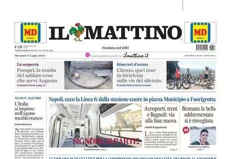 Il Mattino: "Il primo poker del Napoli di Conte"