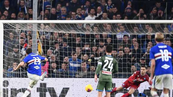 UFFICIALE - Giudice Sportivo, doppia multa per la Samp: "Intonati cori insultanti di matrice territoriale"