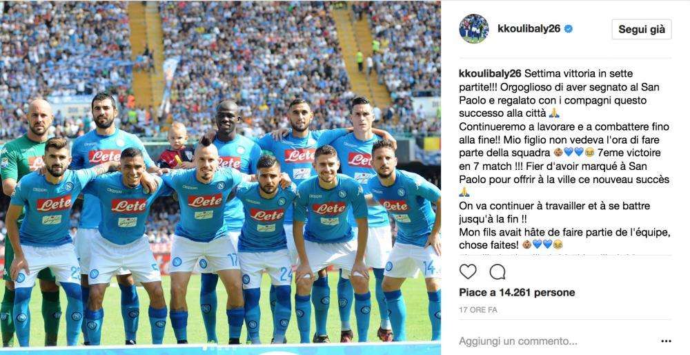 FOTO - Koulibialy raggiante: "Felice per gol e vittoria, successo dedicato alla città! Mio figlio non vedeva l'ora di par parte della squadra"