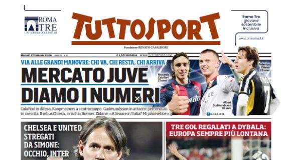 PRIMA PAGINA - Tuttosport: "La Premier chiama Inzaghi"