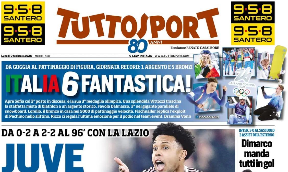 Tuttosport: “Juve cuore e rabbia