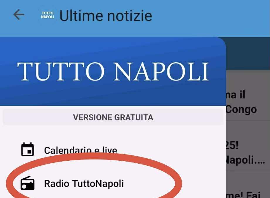 NOVITA'! Aggiorna l'app di Tutto Napoli: c'è la sezione diretta a "Radio Tutto Napoli"