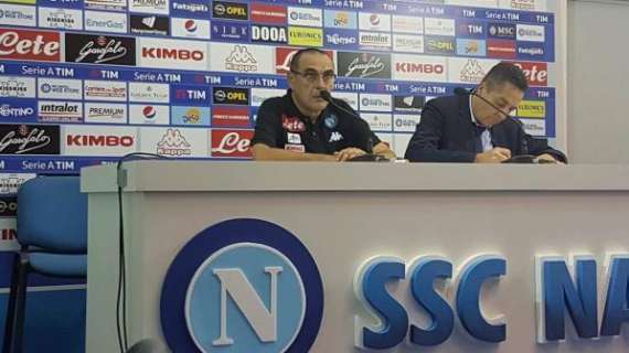 Sarri in conferenza: "Buon primo tempo, sono meno preoccupato rispetto a Bergamo. Il primo gol ha inciso anche sulla testa, su Jorginho, Gabbia e Dries..."