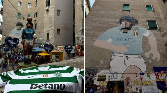 "Missione Napoli": Sporting in giro per la città, dal murale di Diego a Spaccanapoli