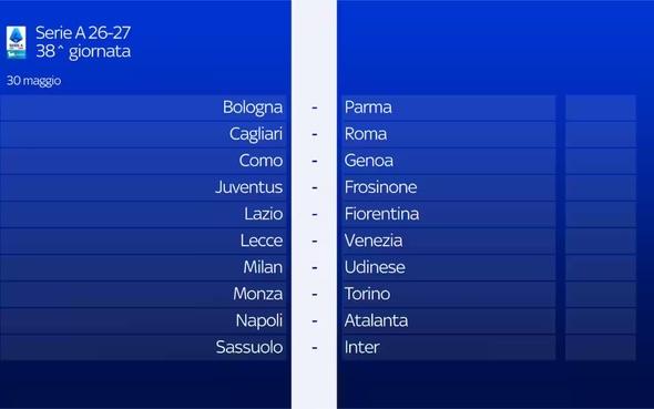 Calendario Serie A, il Napoli chiude al Maradona: ci sarà l'Atalanta alla 38ª