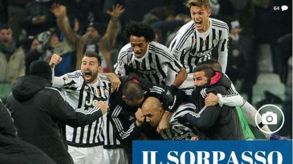 FOTO - L'esultanza di Tuttosport: "Zaza lancia la Juve in testa!