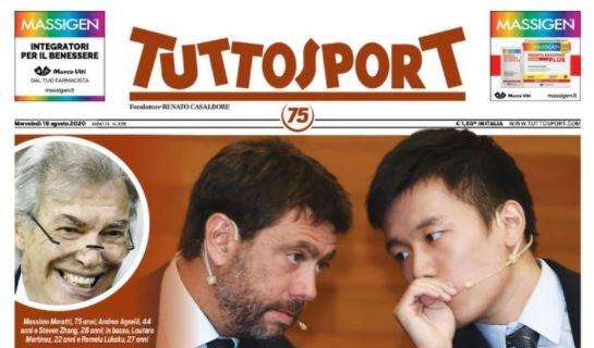 PRIMA PAGINA - Tuttosport e le parole di Moratti: "Juve, ti prendiamo!"