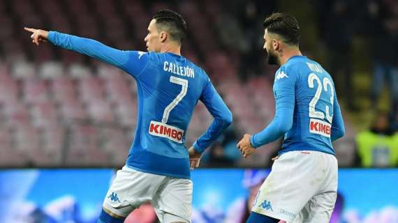 RILEGGI LIVE - Napoli-Lazio 4-1 (3' De Vrij, 44' Callejon, 54' aut. Wallace, 56' Zielinski, 72' Mertens): trionfo azzurro al San Paolo!