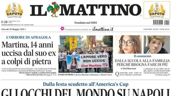 Il Mattino: "Gli occhi del mondo su Napoli"
