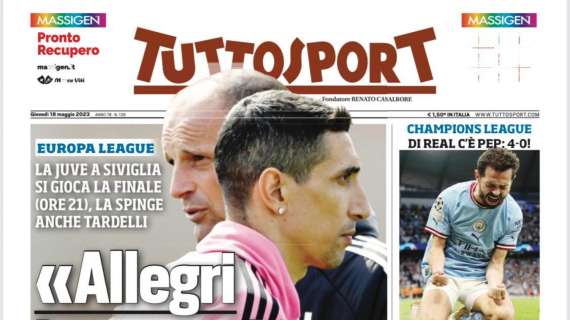 PRIMA PAGINA – Tuttosport: “Allegri inventati qualcosa”