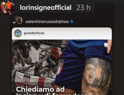 FOTO - #FalloperDiego, Insigne condivide richiesta dei tifosi
