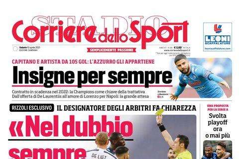 PRIMA PAGINA - CdS Campania: "Insigne per sempre"