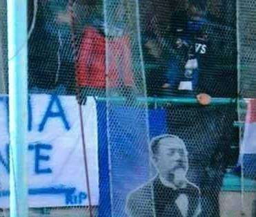 FOTO - Vergogna tifosi Atalanta, al San Paolo la foto dello scienziato Lombroso: fu ideatore di teorie razziste anti-meridionali