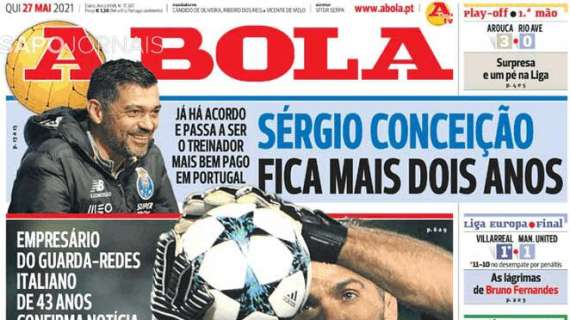 FOTO - Dal Portogallo, A Bola in apertura: "Conceicao rinnova col Porto!"