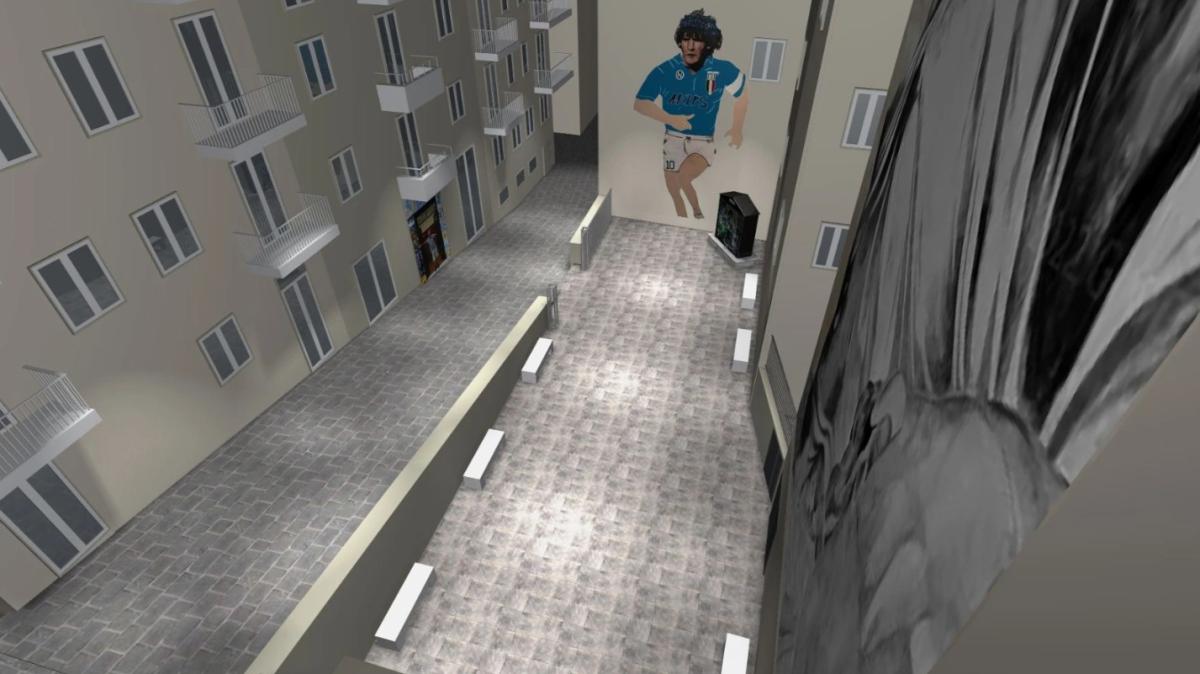 Largo Maradona rinasce: al via il progetto per la riqualificazione ai Quartieri Spagnoli