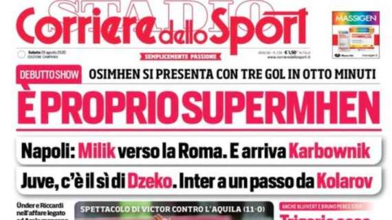 PRIMA PAGINA - CdS Campania: "E' proprio Supermhen"