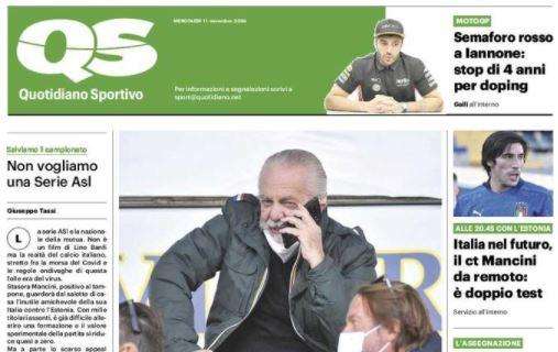PRIMA PAGINA - QS apre: "Juve-Napoli non finisce più"