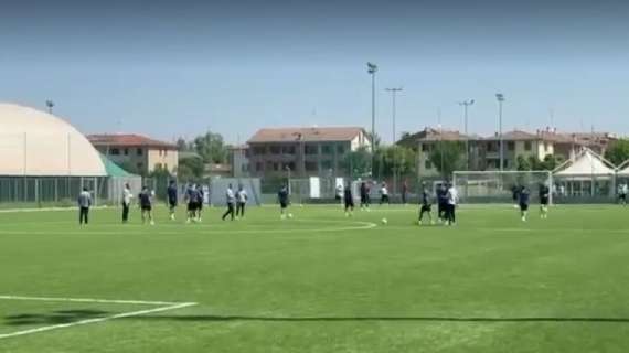 Rifinitura in provincia di Parma: le immagini dal Centro Sportivo del Colorno
