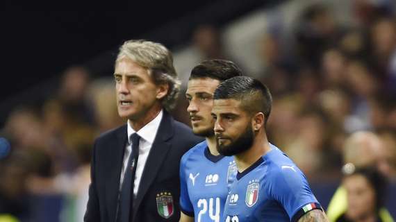 Dimissioni Mancini, il saluto di Insigne sui social: "Grazie per tutto"