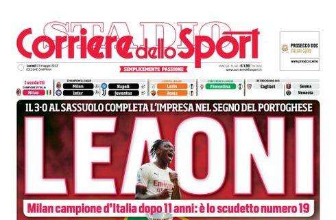 PRIMA PAGINA - Corriere dello Sport: "Leaoni"
