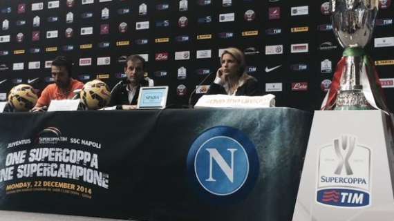 Allegri: "Supercoppa terzo obiettivo stagionale, vietato fallire", Buffon: "Napoli top europea in gara secca"