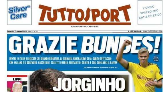 PRIMA PAGINA - Tuttosport - "L'EuroNapoli di Re Diego"