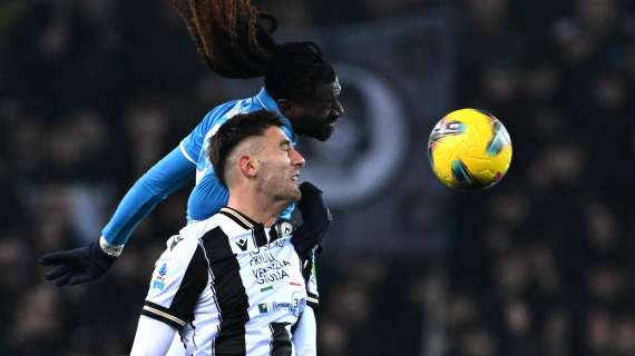 Udinese, Lucca: “Se viene lasciato mezzo secondo ai giocatori del Napoli, diventano devastanti”