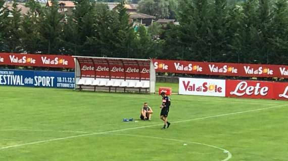 Dimaro, day 3, il report della seduta mattutina: Inglese e Gaetano a parte, Chiriches salta la partitina