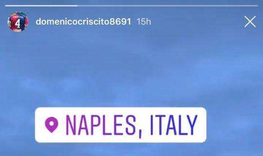 VIDEO - Criscito torna a Napoli e si gode il panorama del Golfo: le immagini postate su Instagram