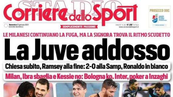 PRIMA PAGINA - CdS titola: "Napoli, Rino ad alta tensione"