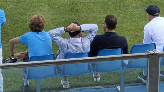 ADL è arrivato a Castel di Sangro: il presidente assiste all'allenamento con Manna