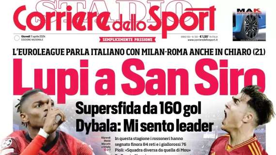 PRIMA PAGINA - CdS: "Buongiorno, anche il Napoli all'assalto"