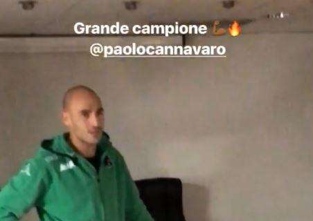 VIDEO - Paolo Cannavaro annuncia il ritiro ai compagni del Sassuolo: "Mi mancherete tantissimo"