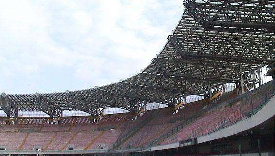 San Paolo, ieri la visita dell'Uefa per la Champions: via la gabbia dal settore ospiti