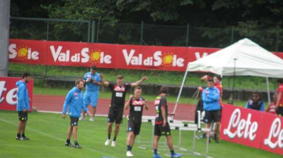 FOTO TN - Lavoro sul campo per Milik, Zielinski e Inglese: corsa ad ostacoli, Ancelotti parla con Giuntoli