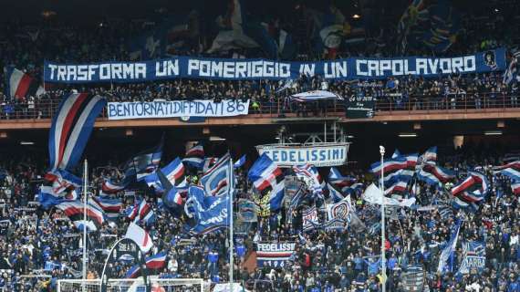Settore ospiti Sampdoria-Napoli, da domani biglietti in vendita: i dettagli