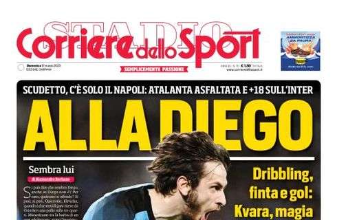 PRIMA PAGINA – Cds Campania: “Alla Diego”