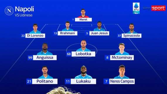 Sky - Le ultime di formazione verso l'Udinese: Conte conferma due azzurri