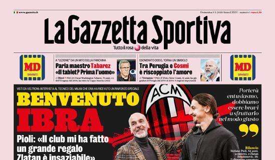 PRIMA PAGINA - Gazzetta sul duello Inter-Juve: "Duemila e... Venti di sfida"