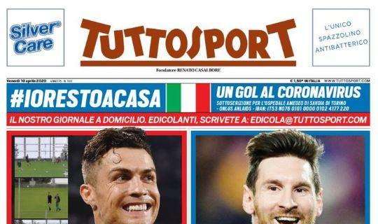 PRIMA PAGINA - Tuttosport: "Messi-Inter, che storia!"