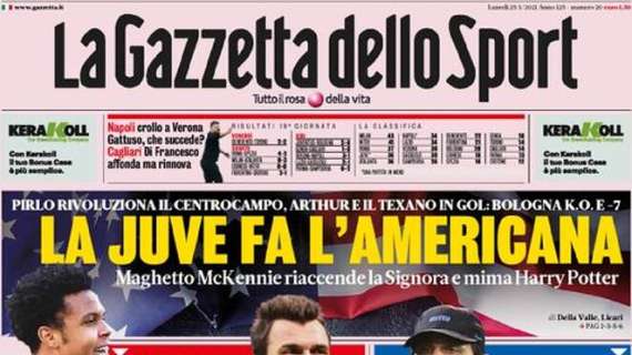 PRIMA PAGINA - Gazzetta dello Sport: "Crollo Napoli. Gattuso, che succede?"