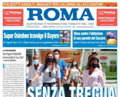 PRIMA PAGINA - Il Roma titola: "Super Osimhen travolge il Bayern Monaco"
