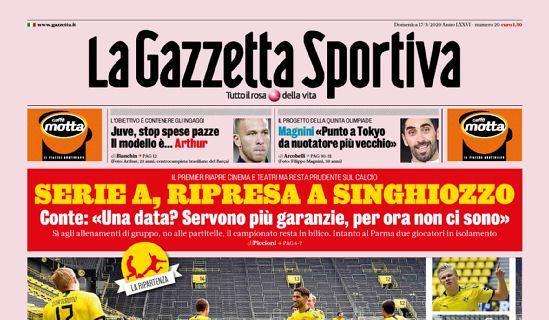 PRIMA PAGINA - Gazzetta e i parametri zero: "Da Mertens a Cavani fino a Pedro, che sfide"