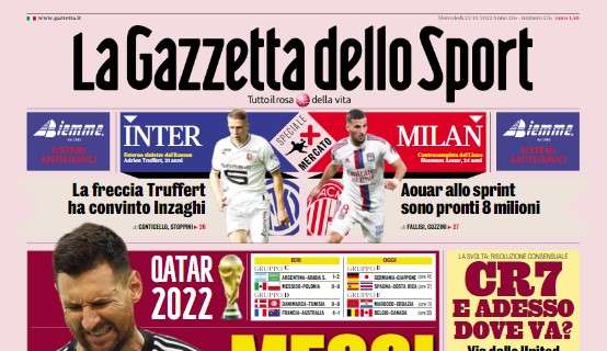 PRIMA PAGINA - Gazzetta: "Messi, la caduta del re"