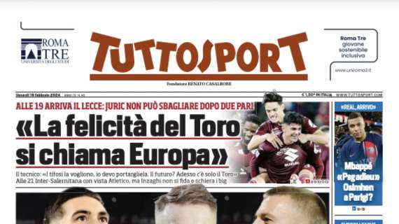 PRIMA PAGINA - Tuttosport: “Mbappè: ‘PSG adieu’. Osimhen a Parigi?”