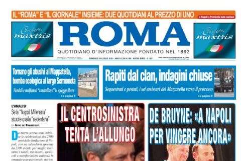 Il Roma apre con le parole di De Bruyne: "A Napoli per vincere ancora"